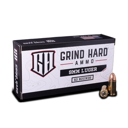 9mm 124gr. Reduced Recoil Competition Load Case (1000 RDS).