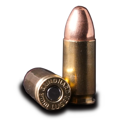 9mm 124gr. Reduced Recoil Competition Load Case (1000 RDS).