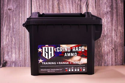 AMMO CAN 9mm 115 gr. -NEW-Premium Training Rounds Grind Hard Ammo